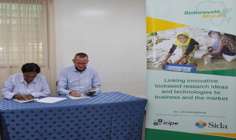 SIDA and  ICIPE in a new cooperation agreement for Bioinnovate Africa phase III
