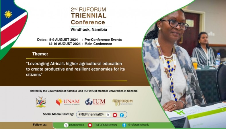 RUFORUM Calls for Abstract Submissions for Triennial Conference on Agricultural Innovation and Economic Development in Africa